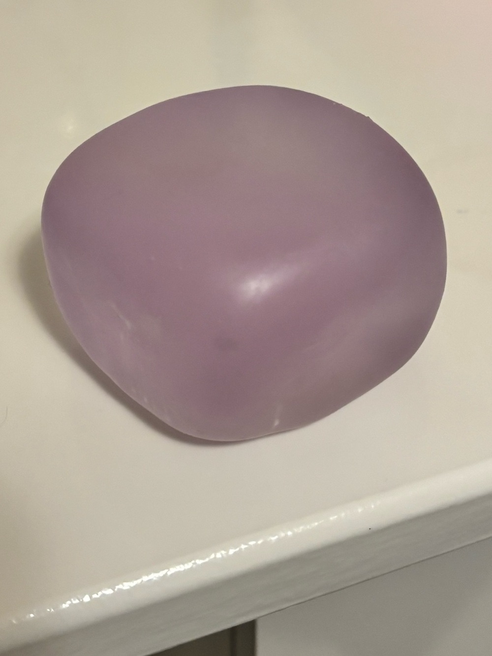 Purple cube squishy